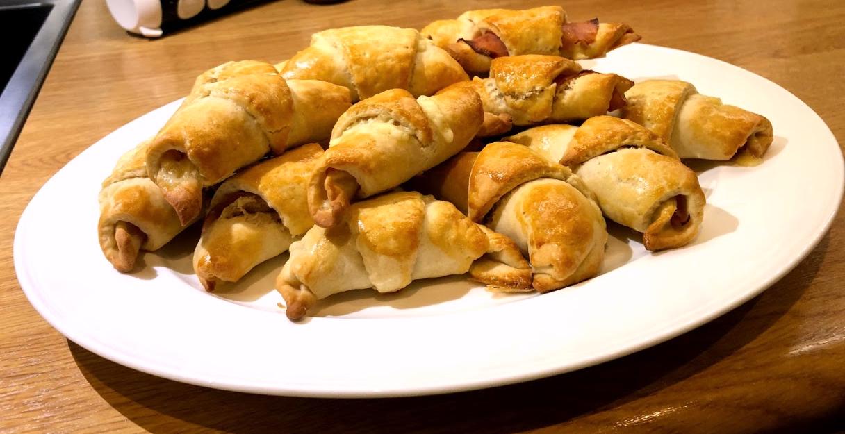 Crescent Rolls with Ham and Cheese